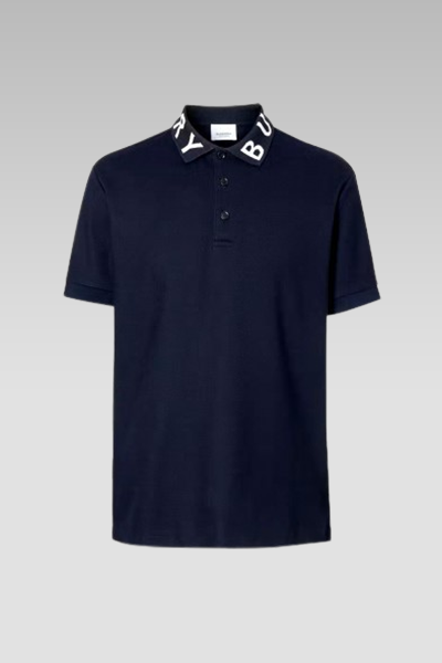 Burberry polo navy blue online