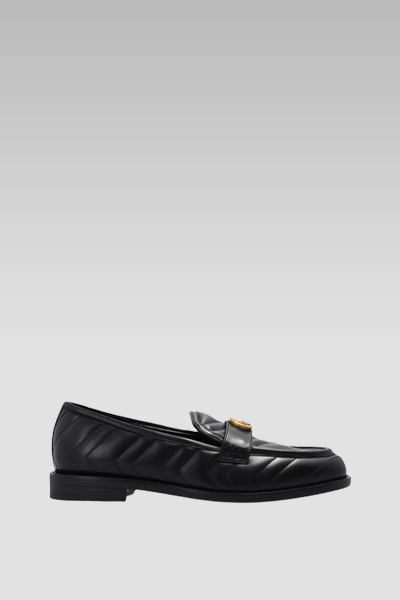 Gucci Harlotte Loafer with Gold GG