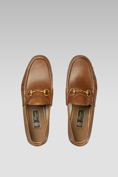 Gucci Loafers Lookbook GUCCI Men's Enameled Horsebit Loafer REVERSIBLE