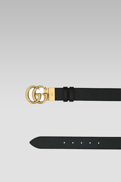 Gucci Leather Reversible Belt Golden