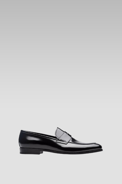 Prada Shiny Brushed Loafer