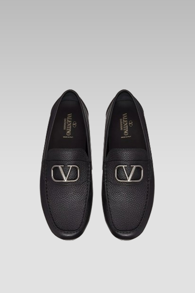 Vlogo Signature Leather Driving Shoes